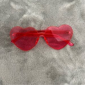 CUTEST HOT PINK HEART GLASSES